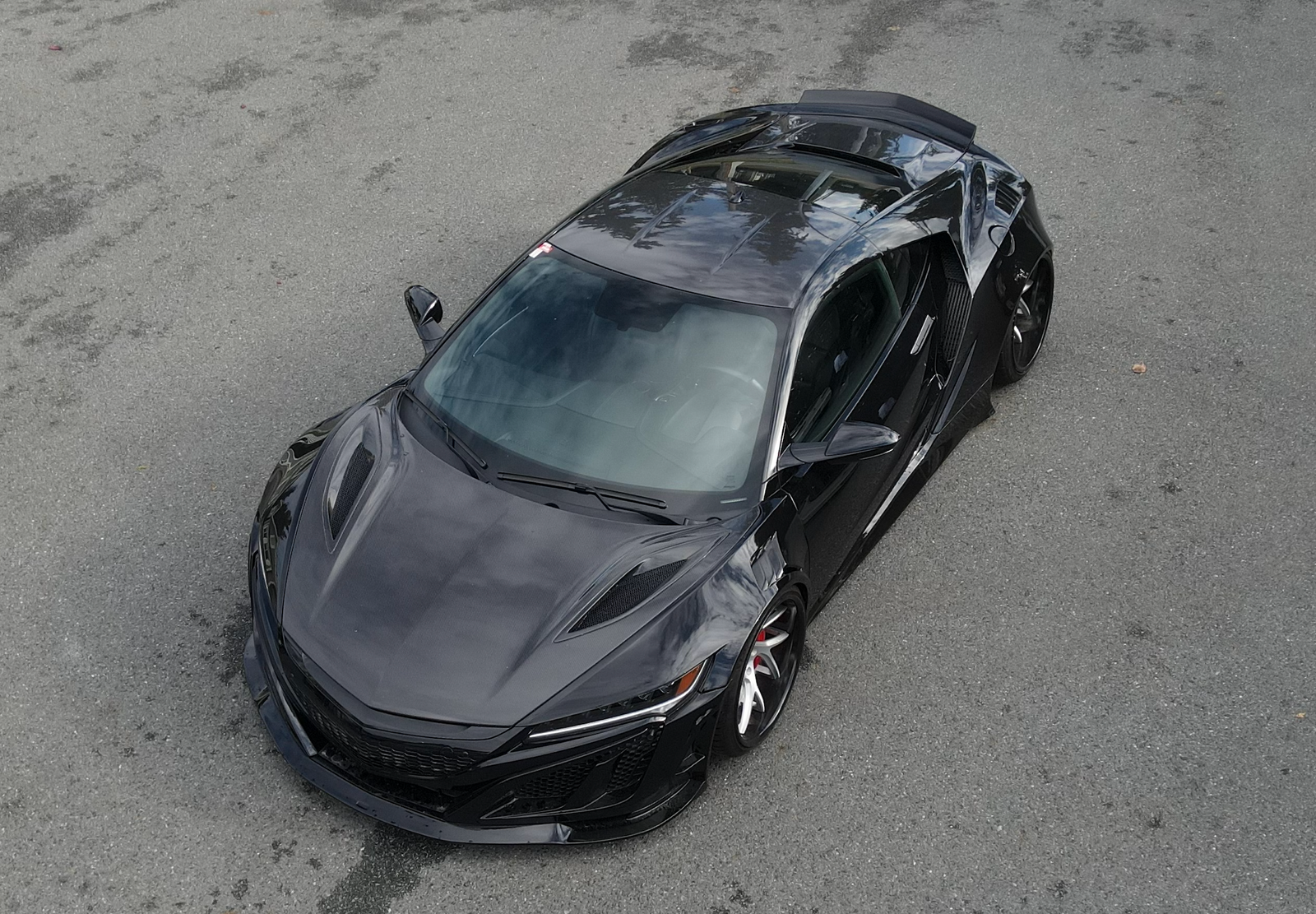 Acura NSX top-down view